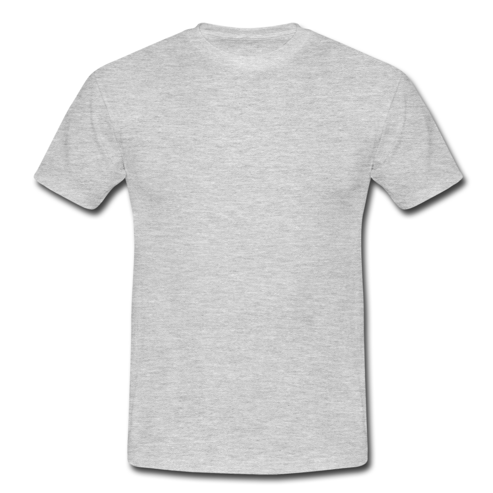 Männer T-Shirt - Grau meliert