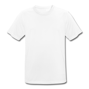 Männer T-Shirt atmungsaktiv - white