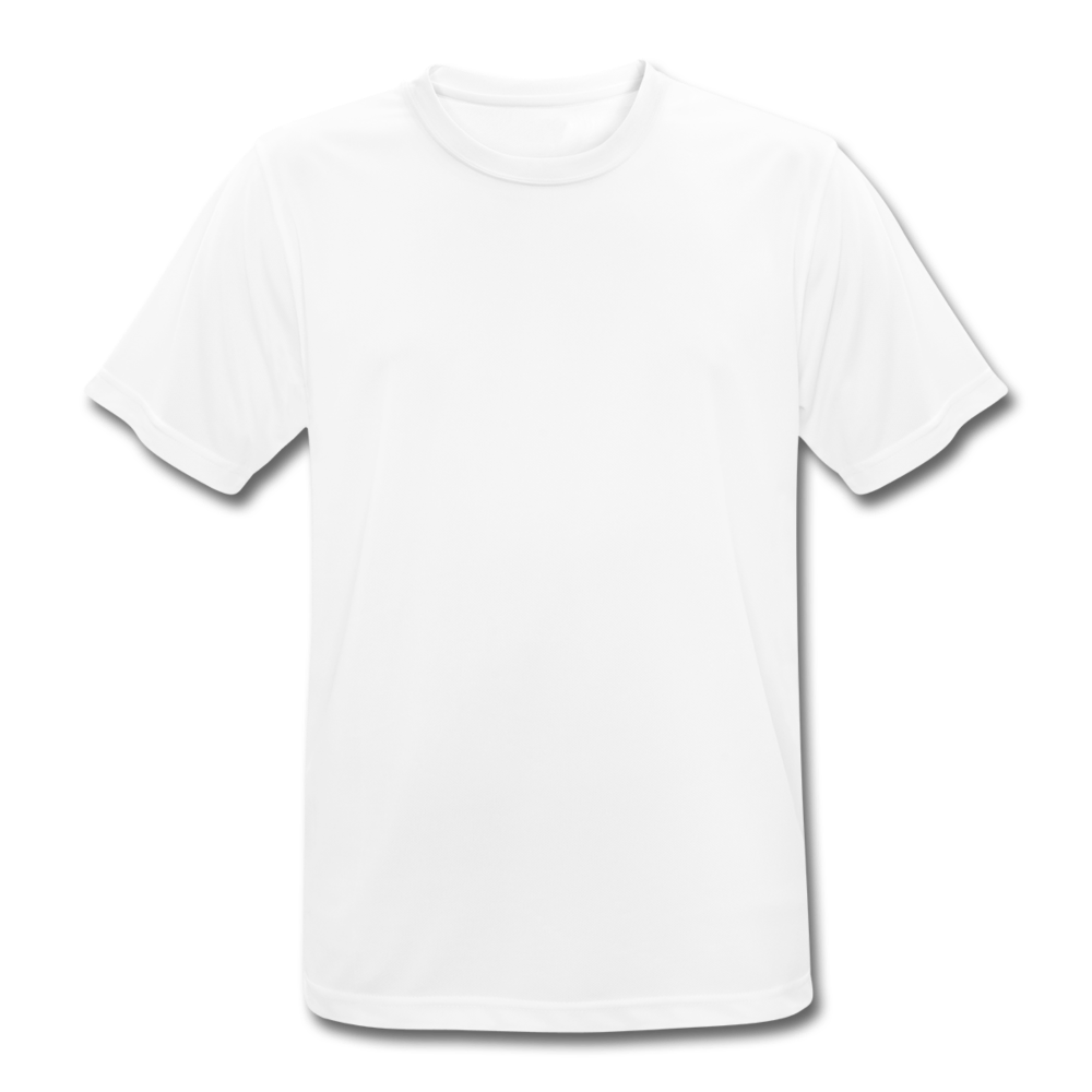 Männer T-Shirt atmungsaktiv - white