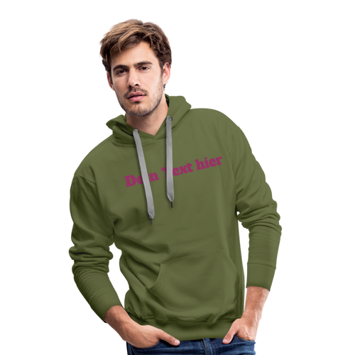 Men’s Premium Hoodie - Olivgrün