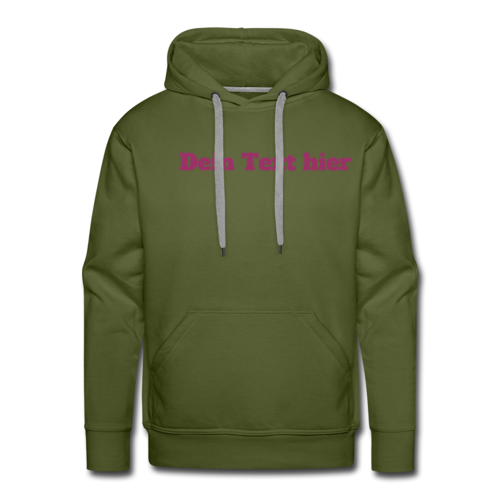 Men’s Premium Hoodie - Olivgrün