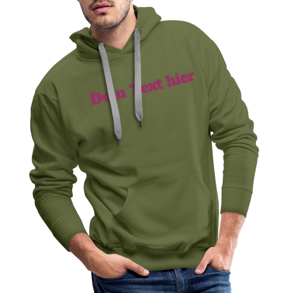 Men’s Premium Hoodie - Olivgrün