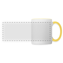 Load image into Gallery viewer, Panoramic Mug - Weiß/Gelb
