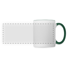 Load image into Gallery viewer, Panoramic Mug - Weiß/Dunkelgrün
