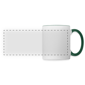 Panoramic Mug - Weiß/Dunkelgrün