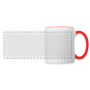 Panoramic Mug - Weiß/Rot